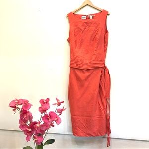 ⭐️Nikki Valentine Coral Irish Linen Maxi Dress (20)⭐️